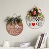 Christmas Scrapbooking with Hole Wedding Decor Ornament Blank Plaque Wood Circles Round Wood Pieces
