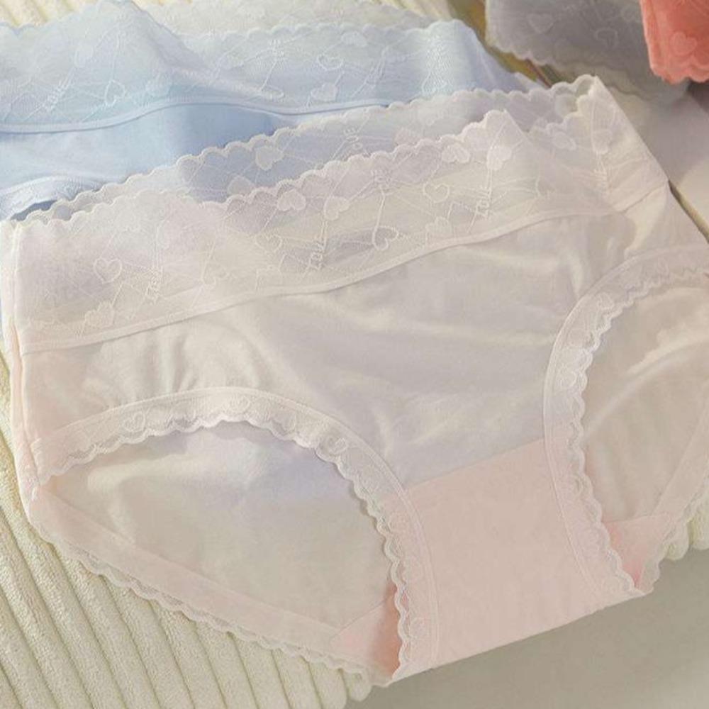 

4Pcs Underwear Women Panties Set Female Lingerie Ice Silk Underpants Daily Sports M-4Pcs Random