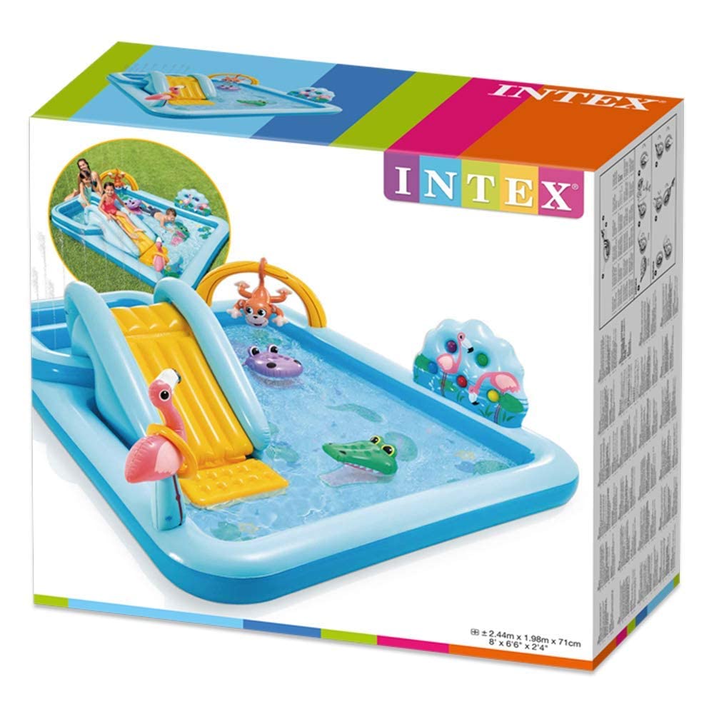 intex Jungle Adventure Play Center 244 X 198 X 71 57161 Japanese Pool, Cm, [Official Product]