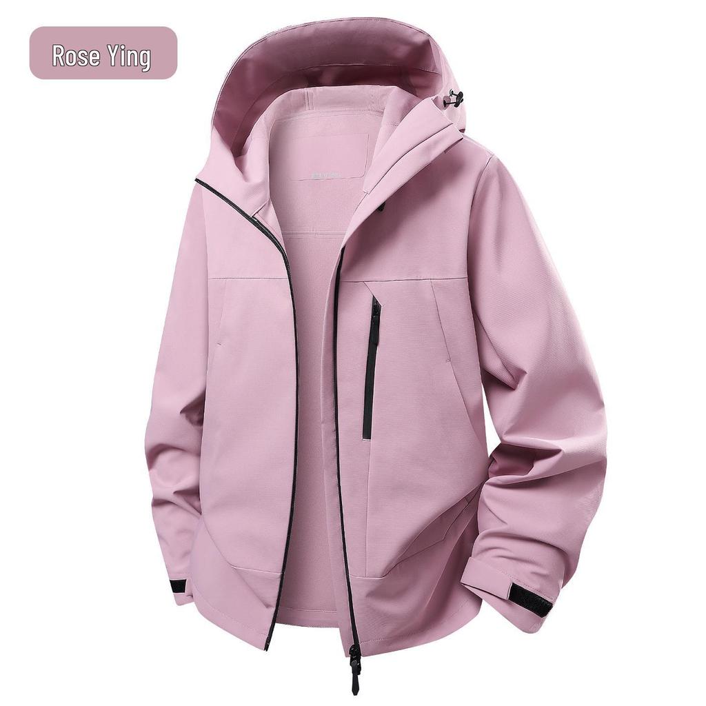 Unisex Hooded Windbreaker: Spring/Autumn Outdoor Sports Jacket and Mountaineering Coat