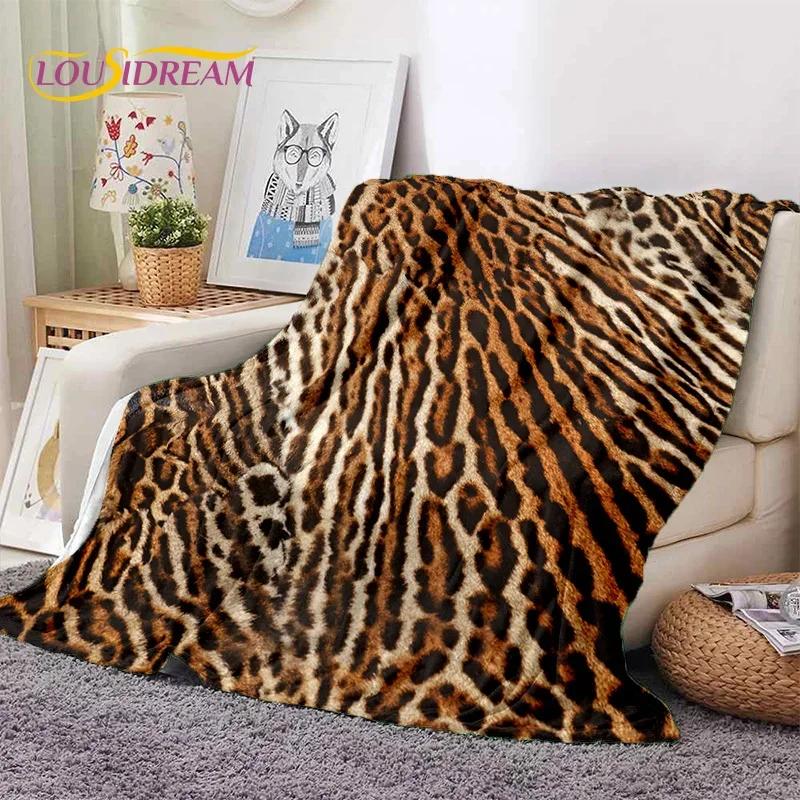 3D Colorful Zebra Stripe Leopard Tiger Soft Flannel Blanket for Bed Bedroom Sofa Picnic,Throw Blanket for Cover Outdoor Nap gift