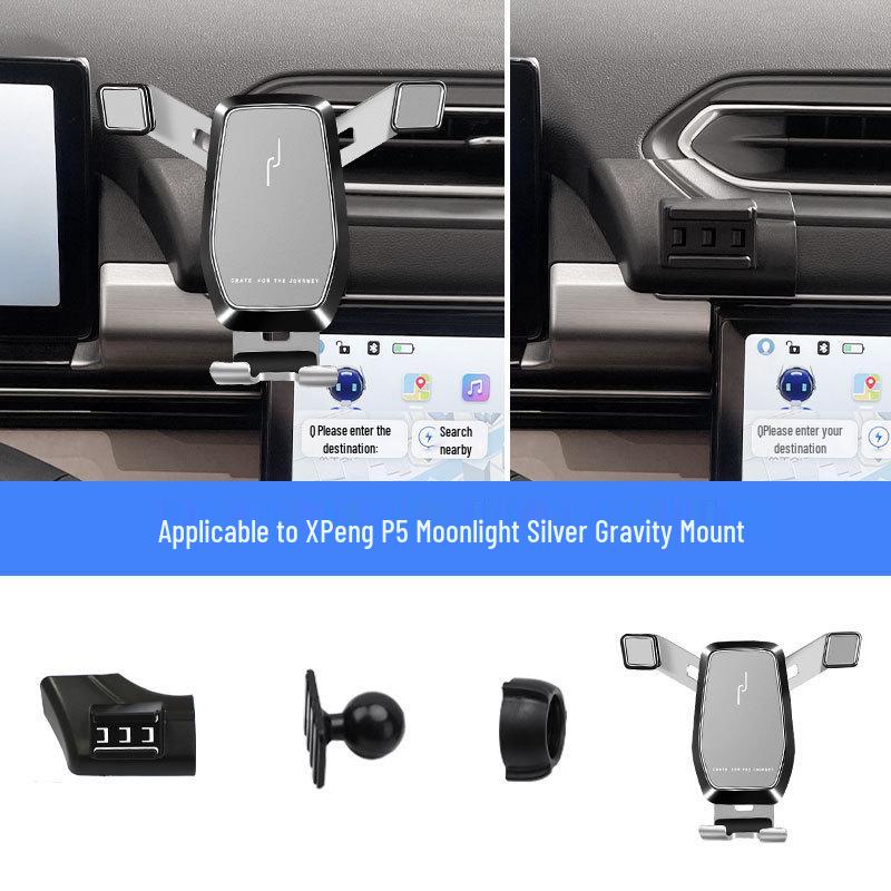 Kabellose Lade-Navigations-Handyhalterung für 21 Xiaopeng P5
