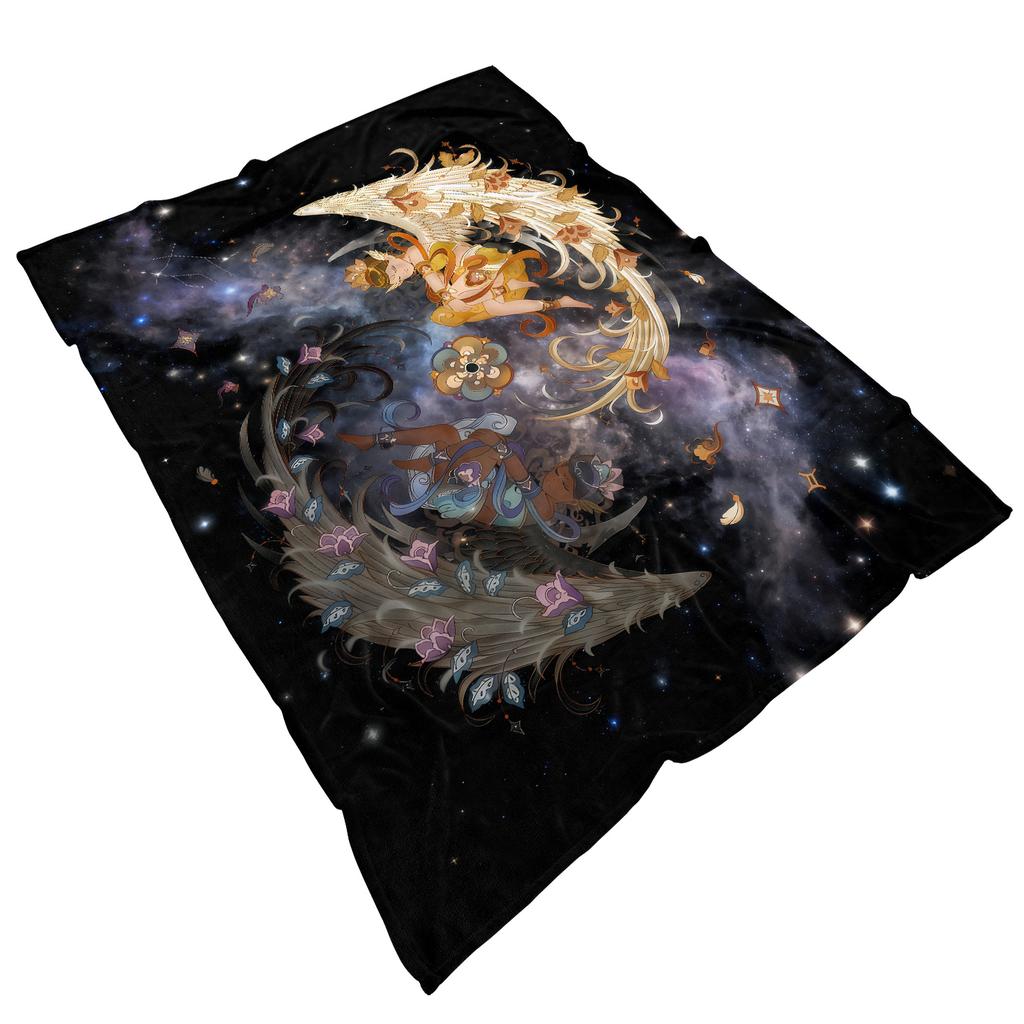 The Twelve Zodiac Signs Thin Blanket Bedrooms,living Rooms,sofas,offices,napping,camping,outings,girls' Gifts Blanket