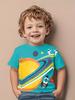 Funny Children's T-Shirts Dinosaur Pattern 3D Print Casual Cartoon Short Sleeved T-Shirts Outdoors Cute T-Shirts for Children