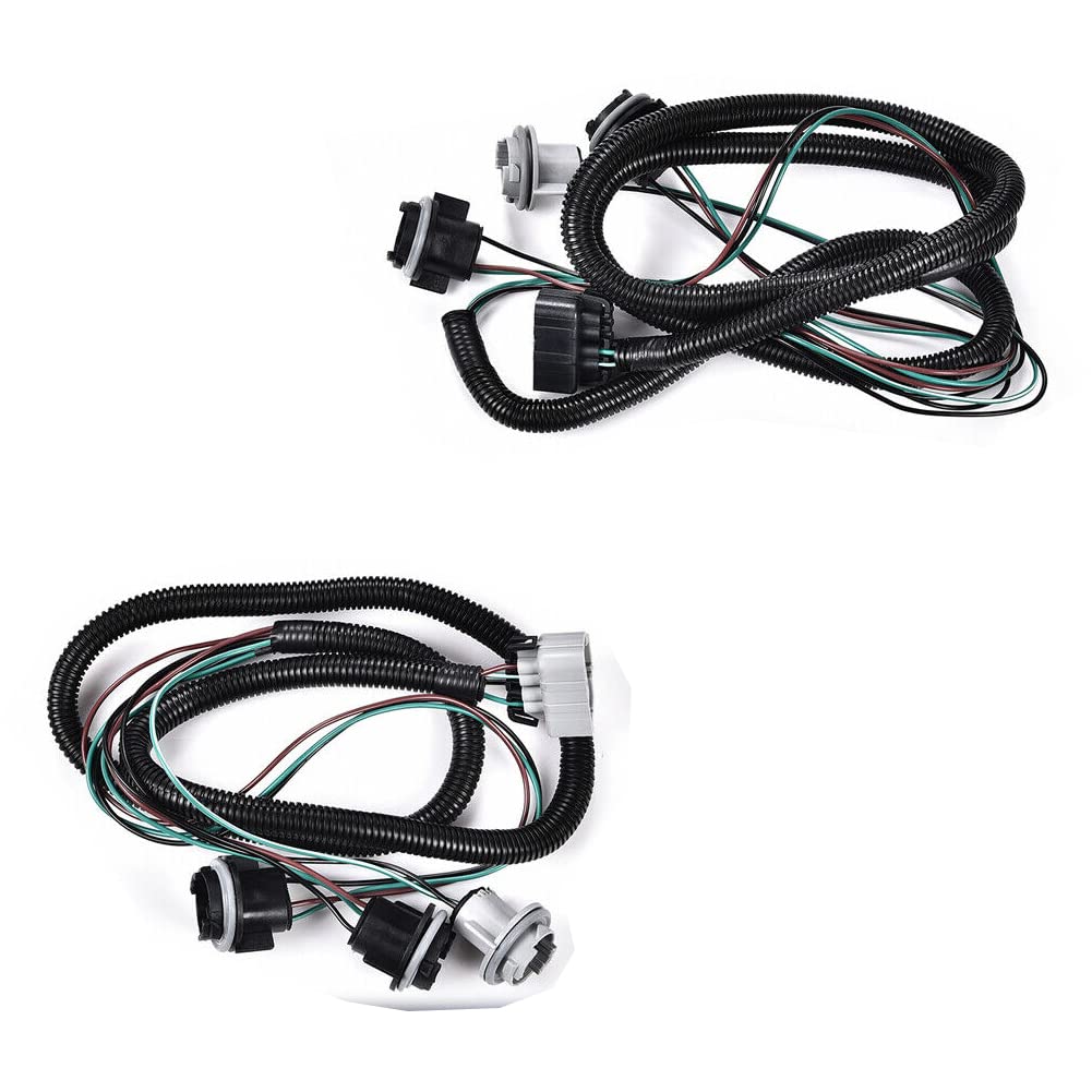 GTINTHEBOX Tail Light Wiring Harness Compatible with 2007-2013 Chevrolet Silverado 1500/2007-2014 Silverado 2500 HD Silverado 3500 HD GMC Sierra 3500