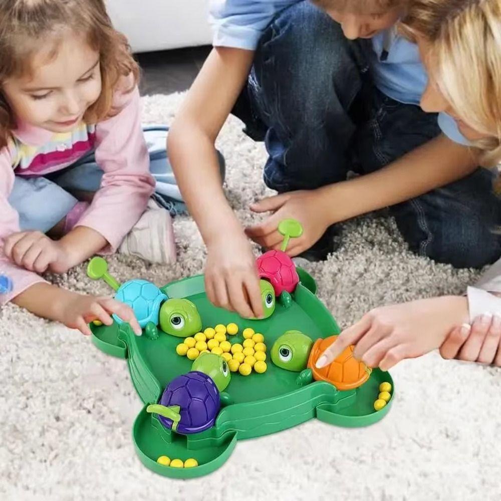 Tabletop Game Hungry Turtle Board Game Portable Puzzle Game Interactive Toys  Party Game