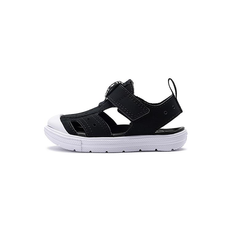 Converse Chuck Taylor Utility Sandal EasyOn TD Black White Baby Sneakers A12156C
