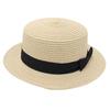 Sweet Straw Hat Cloth With Sun Hat Fairy Wind Bucket Hat Flat Top Cool Hat Panama Hat Cute