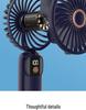 USB Mini Handheld Fan with LED Display - Portable Gift for Students and Dorm Rooms