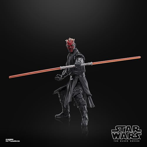 Star Wars Black Series Qui-Gon Jinn, Darth Maul, and Obi-Wan Kenobi Star Wars: The Phantom Menace 6-inch Action Figures