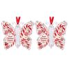 Geschenke für Familie Freunde Schmetterling Bargeldgeschenk Schmuckstück, Weihnachts-Geldhalter Hängende Dekoration mit festlichem Urlaubs-Haus-Druck, Acryl-Baum-Anhänger