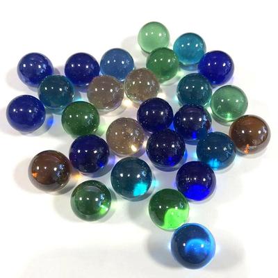 Glass Marbles for Decoration and Games, 16mm, 50 Pcs