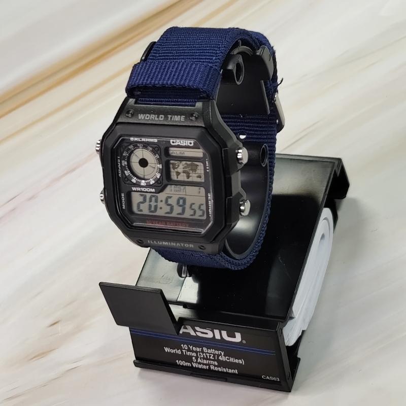 CASIO Unisex YOUTH Black Watch AE-1200WH-1A(Watch3--)