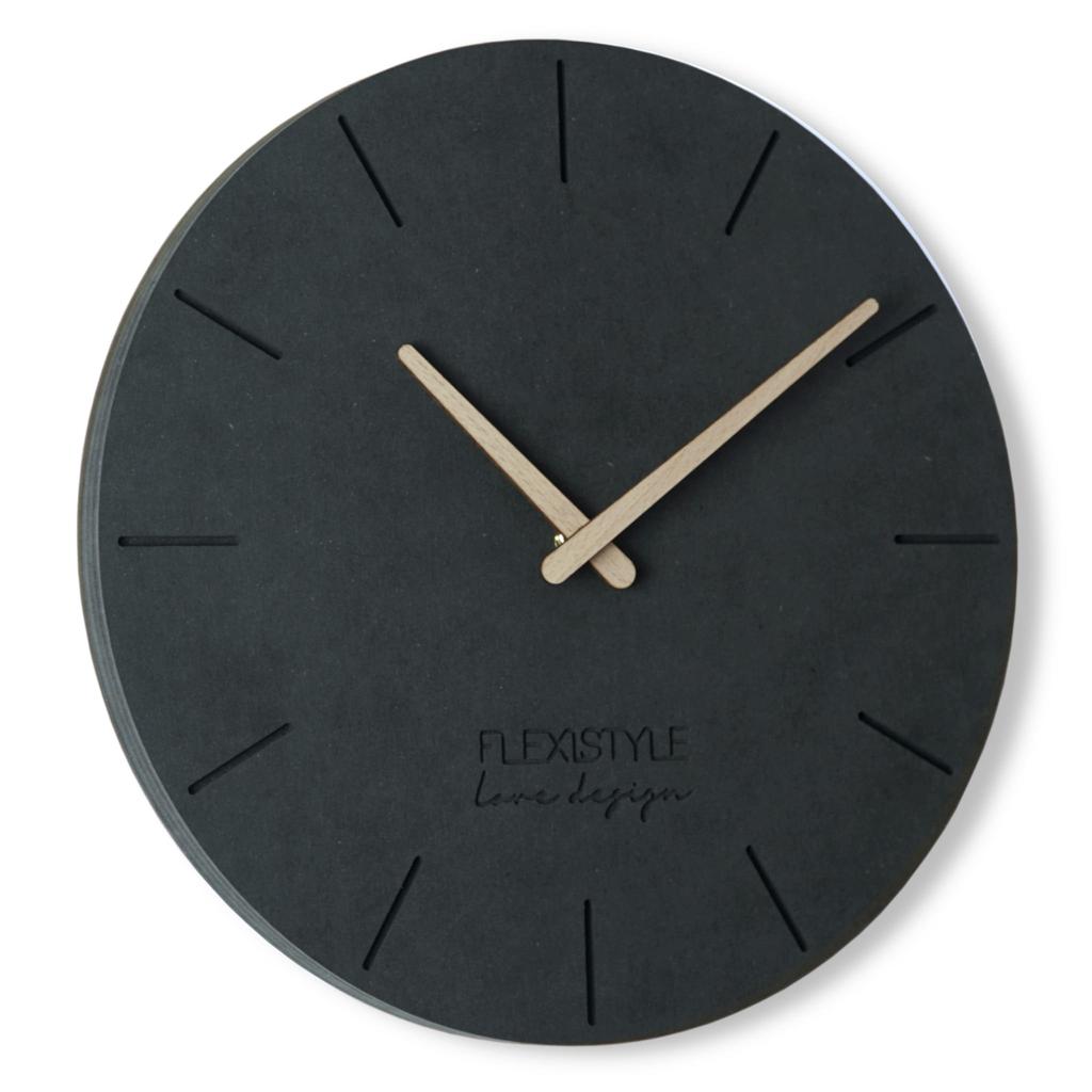 Wall clock for the living room EKO black 30cm