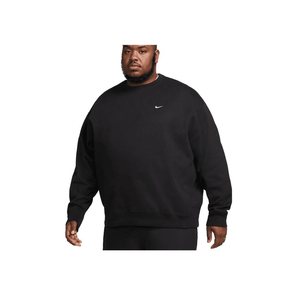 Nike Sudadera de Forro Polar Solo Swoosh Negro para Hombre DX1361-010