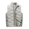 Men  Winter Fashion Stand Collar  Color Waistcoat Vest Jacket Top Coat