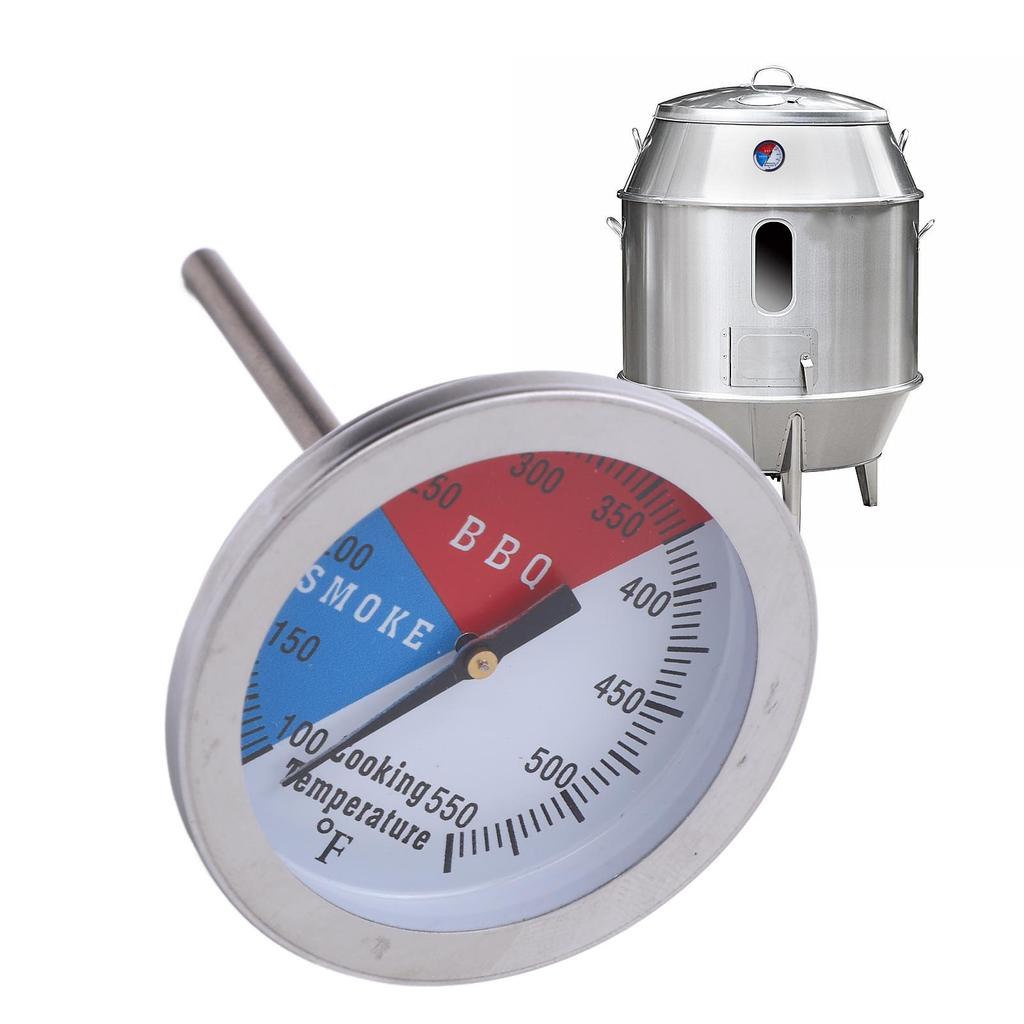 Barbecue Cooking Temp Meter, 304 Stainless Steel Material Accurate Temperature Msurement Short Needle Oven Thermometer for Mt Cooking