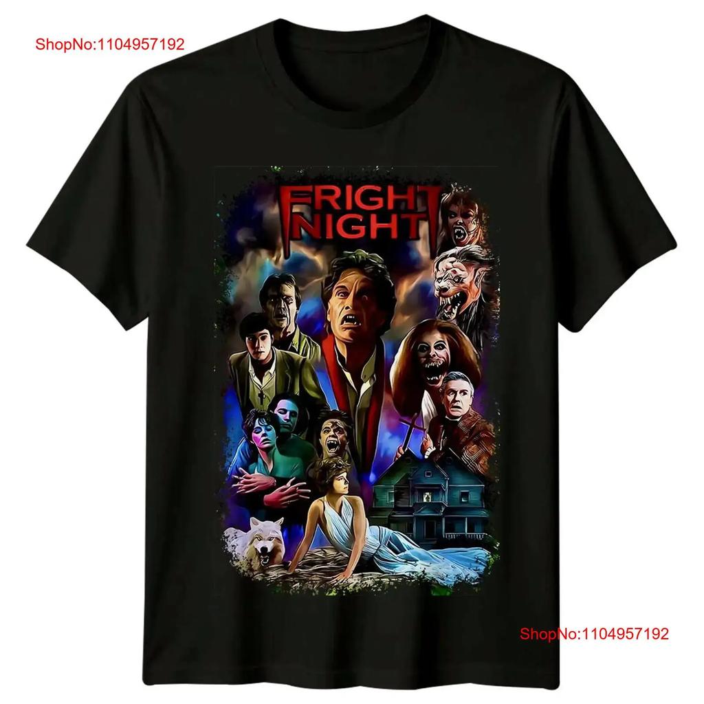 Fright Night Movie Poster Vampire Werewolf T-shirt