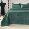 Crystal fleece padded cotton single bed cover cotton fleece dust cover double-sided use soft and comfortable tatami kang cover three-piece set