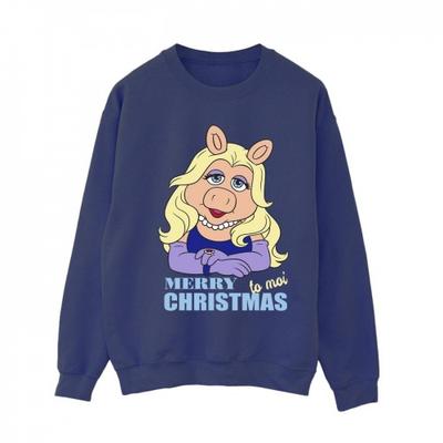 Womens/Ladies Muppets Miss Piggy Queen of Holidays Sweatshirt
