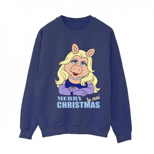 Disney Womens/Ladies Muppets Miss Piggy Queen of Holidays Sweatshirt