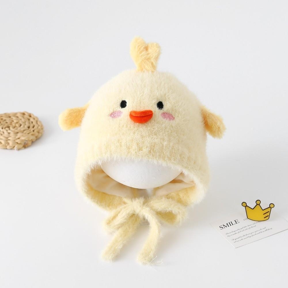 Thickened Children Knitted Hat Cartoon Animal Beanies Hat Cute Winter Baby Hats  for Kids