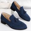 Fang Hee Autumn Casual Shoes  Business Formal Shoes One Step Stepping Tassel Lefu Shoes Large Men's Shoes
