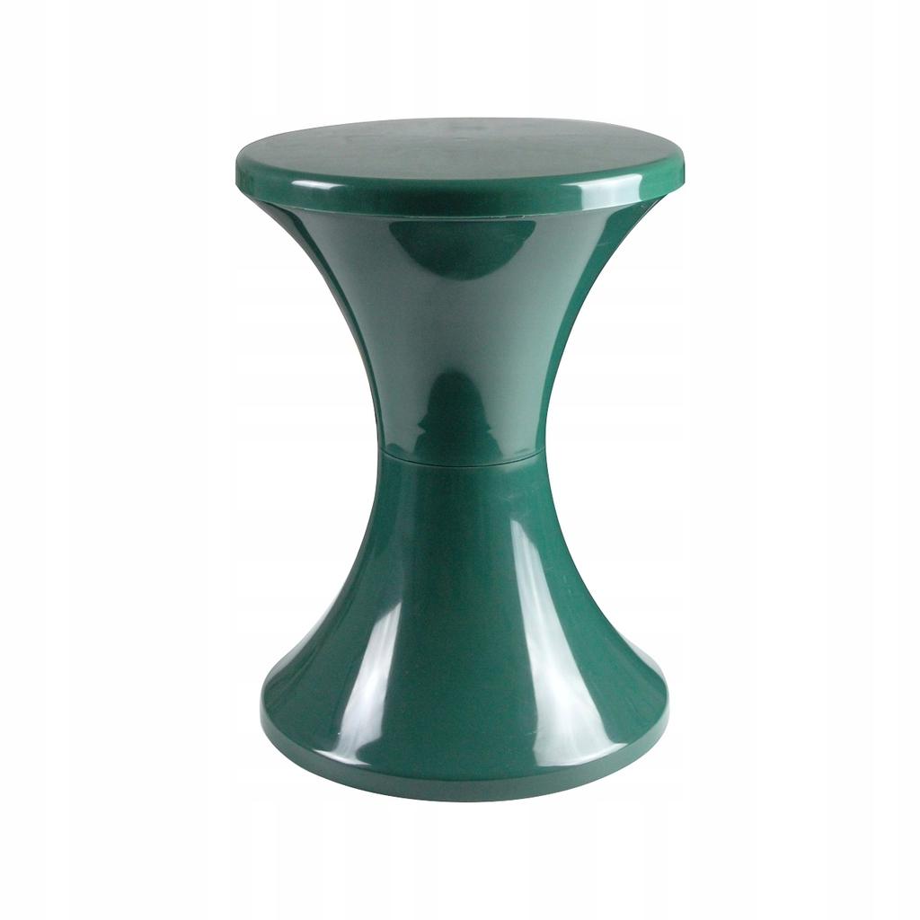 Plastic Hourglass Stool Polish Product Dark Green