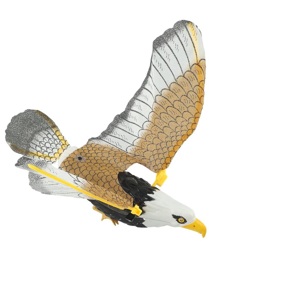 Flying Bird Electric Hawk Garden Easy To Install Flying Falcon Hunting Garden Decoy Realistic Design Protecting Plants