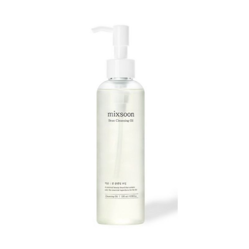 MIXSOON Bean Cleansing Oil 195ml – Deep Pore Makeup Remover & Gentle Hydrating Oil Cleanser