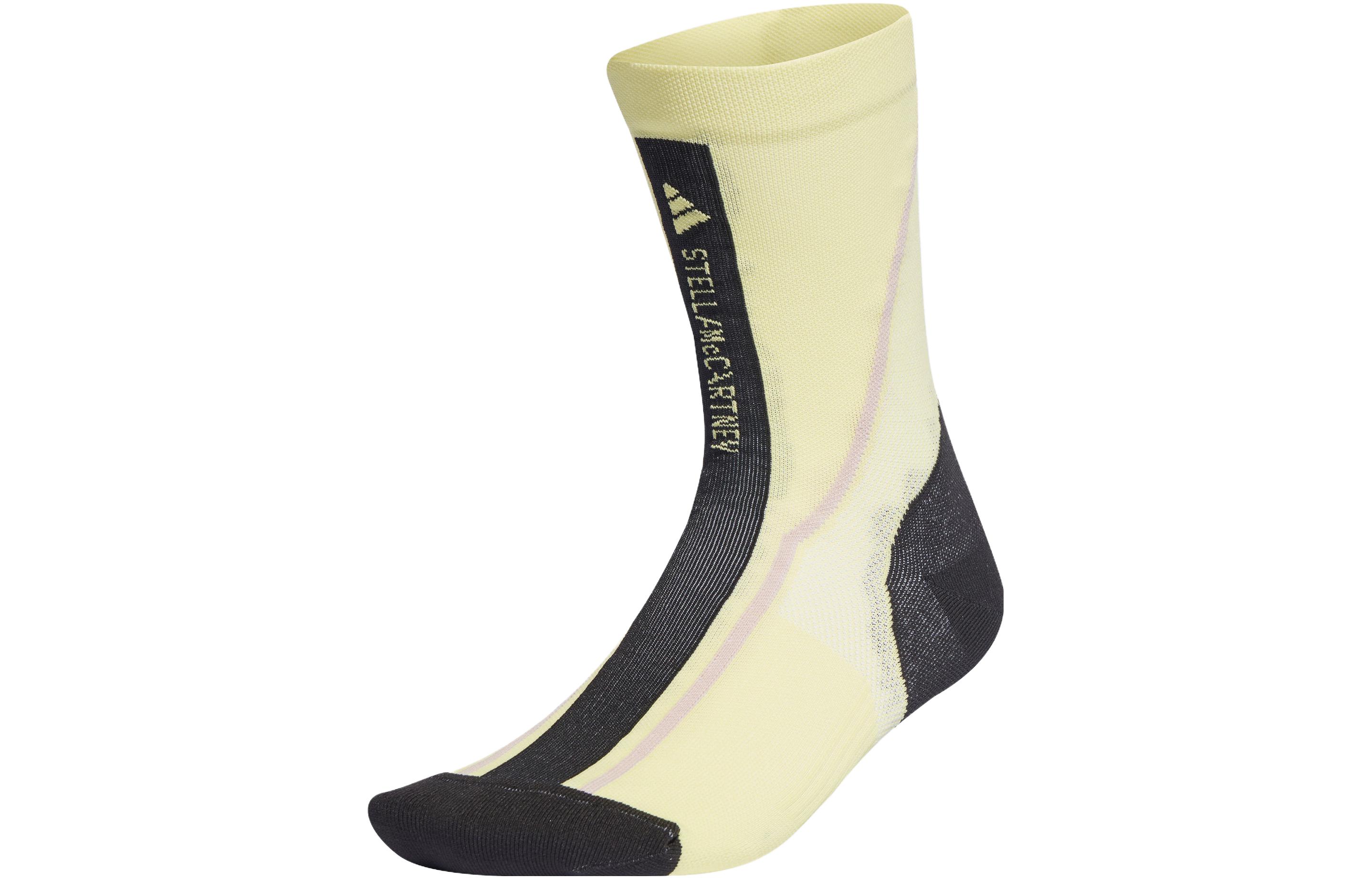 Adidas CREW SOCKS Crew Socks Women s 1 Pack Pink Yellow IS9015 S