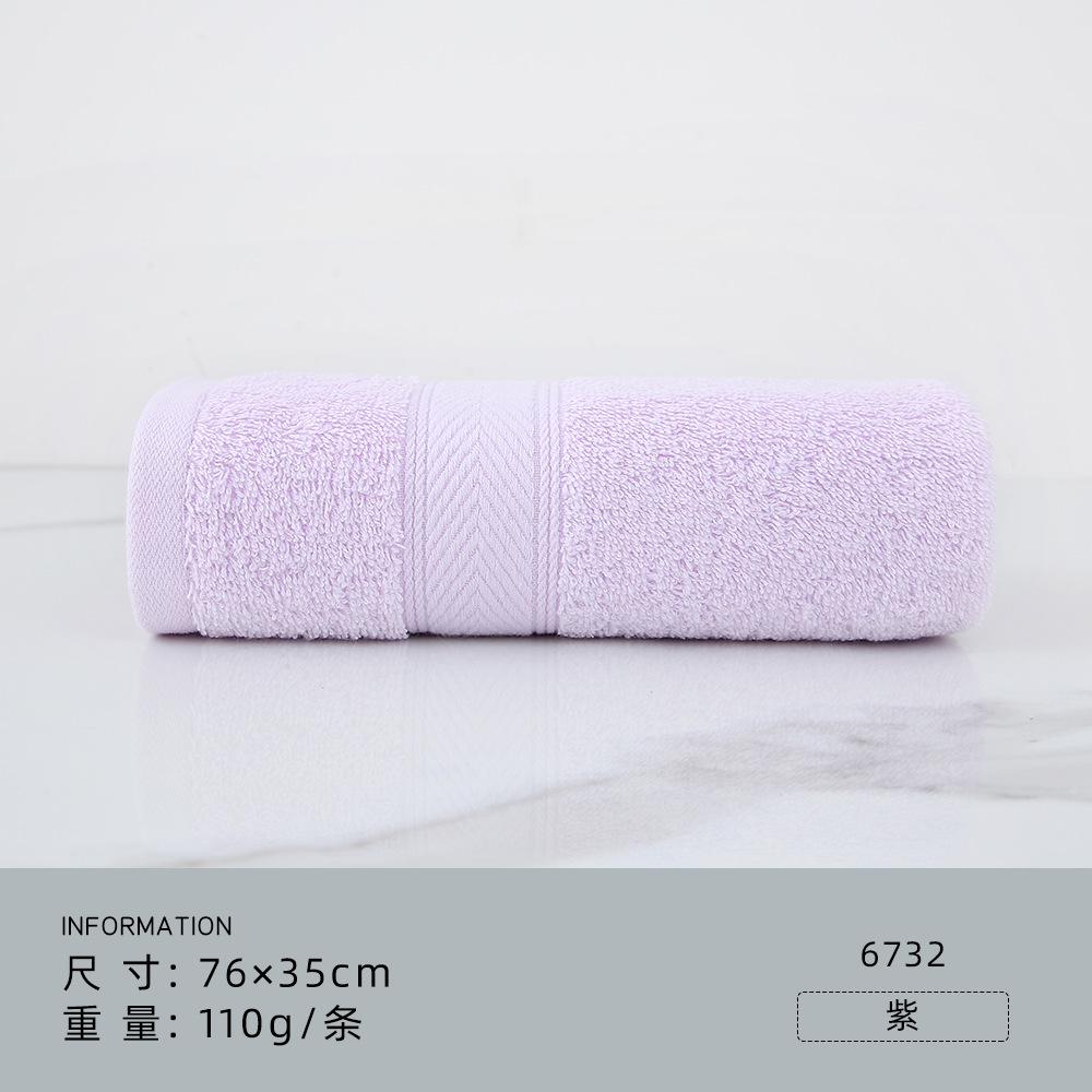 Plain cotton thickened towel can be embroidered gifts, a variety of packaging gift boxes