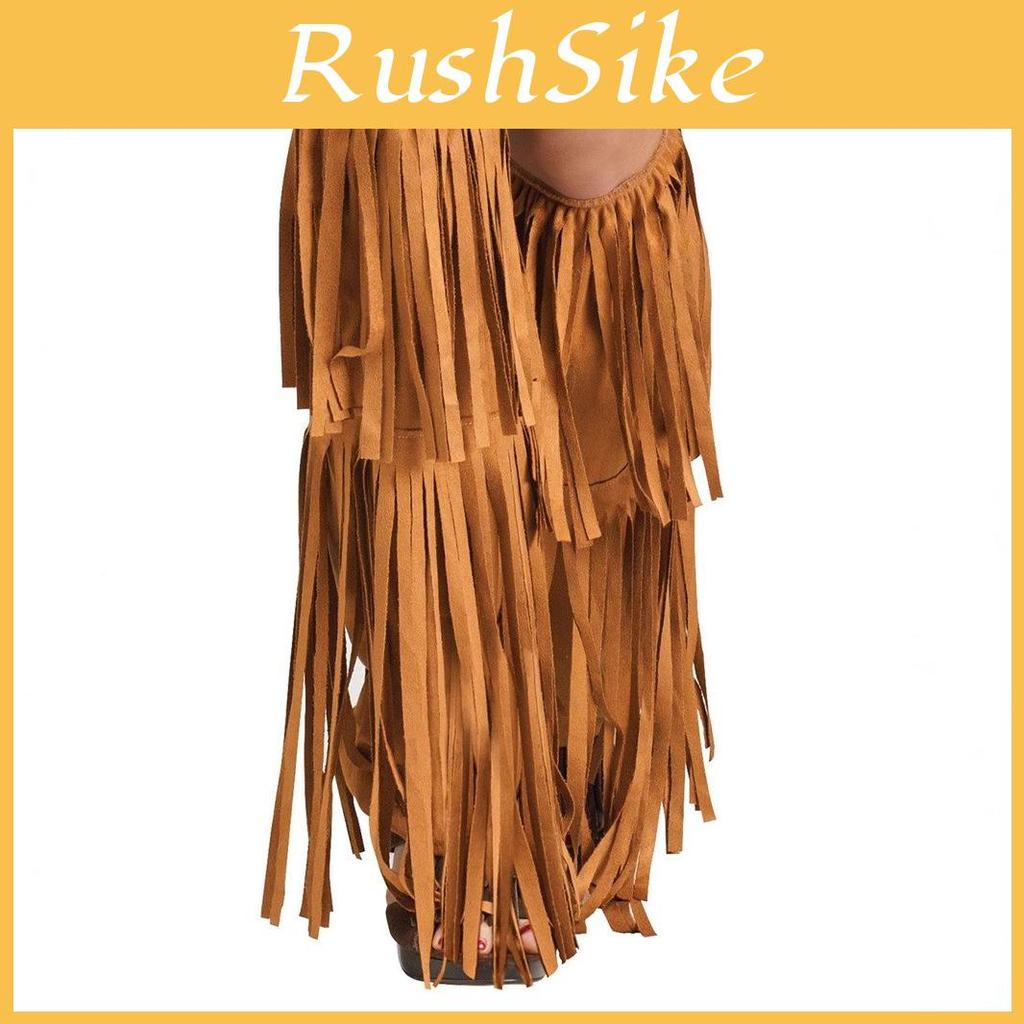 Halloween Style Fringe Boot Socks Polyester Material For Stage Performers