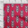 oneOone Cotton Flex Fabric Leaves & Floral Block Print Fabric By The Yard 40 Inch