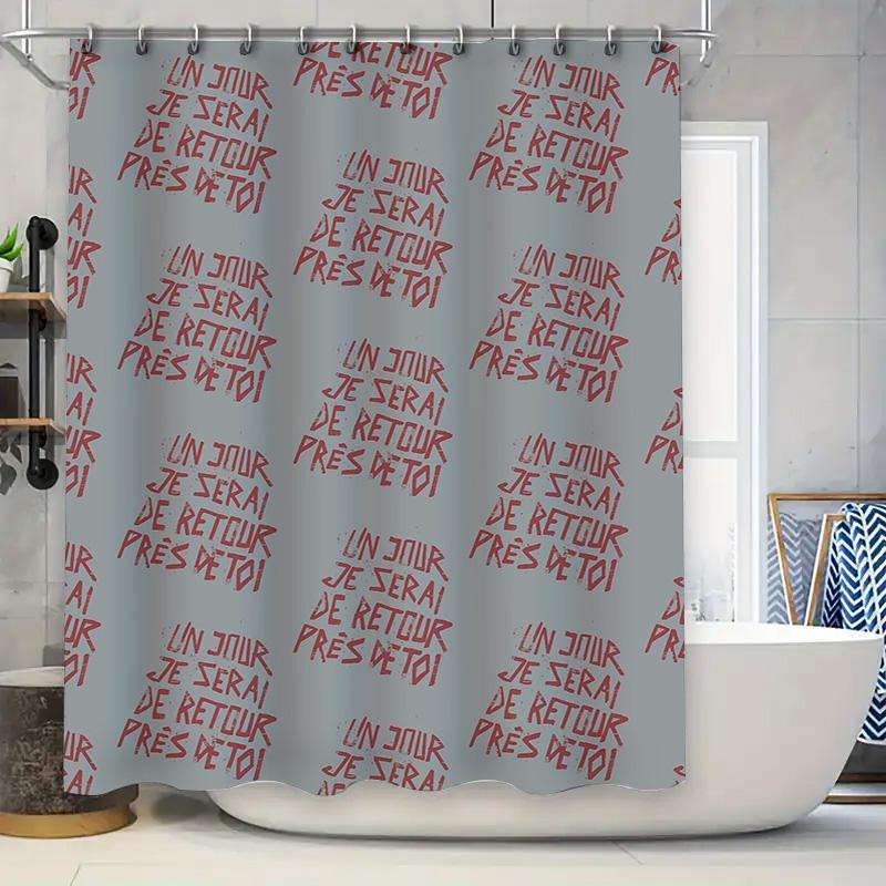 

Shower Curtain Waterproof Floral Vintage Farmhouse Bathroom Decor Nature Landscape Scenic Pattern Fabric Washable Liner W60H190(CM)-1 Pcs