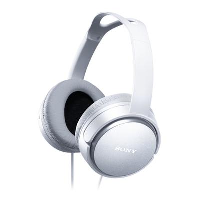 Sony MDR-XD150 Headphones: Closed-back, Indoor Use (for TV and Audio), White