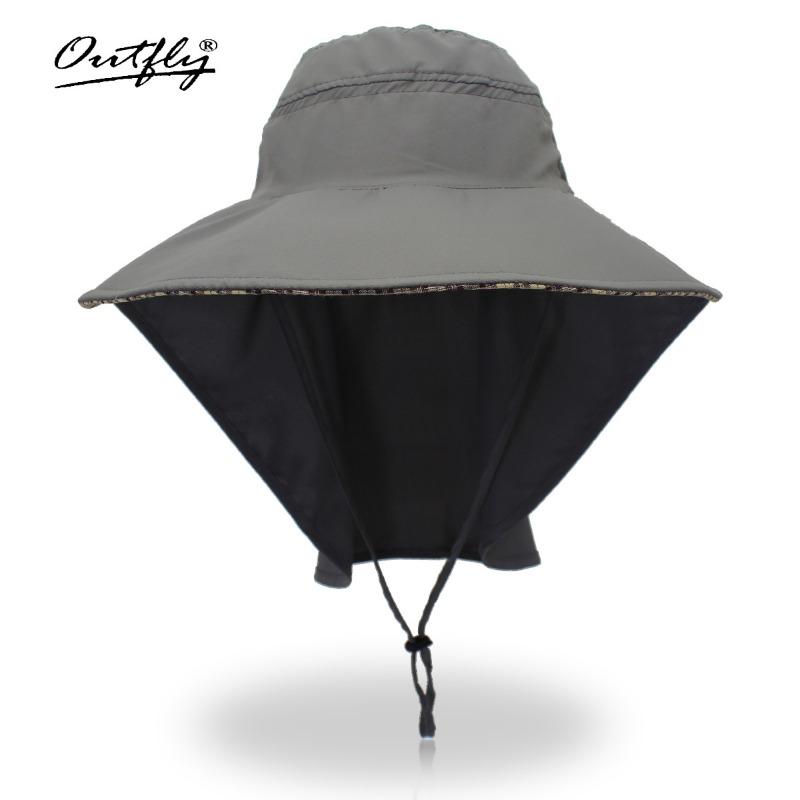 Sunscreen Shawl Big Eaves Bucket Hat Men's Quick Drying Sun Hat Women's Breathable Outdoor Fishing Big Edge Hat