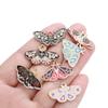10Pcs/lot 10 Styles Alloy Metal Drop Oil Butterfly Charms Animal Pendant For DIY Bracelet Necklace Jewelry Making Accessories