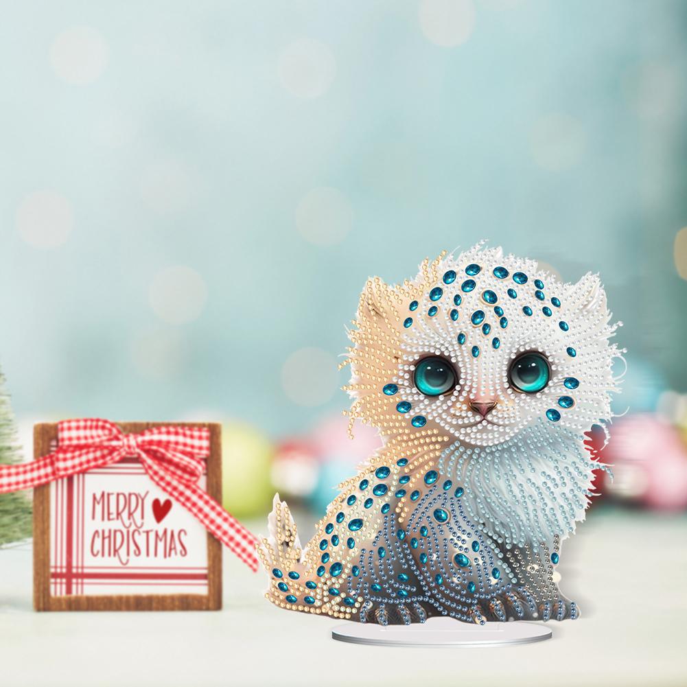 Diamond Painting Tabletop Ornaments Kit Lion Desktop Diamond Art Kits Diamond Painting Desktop Ornaments Kit for Adults Beginner