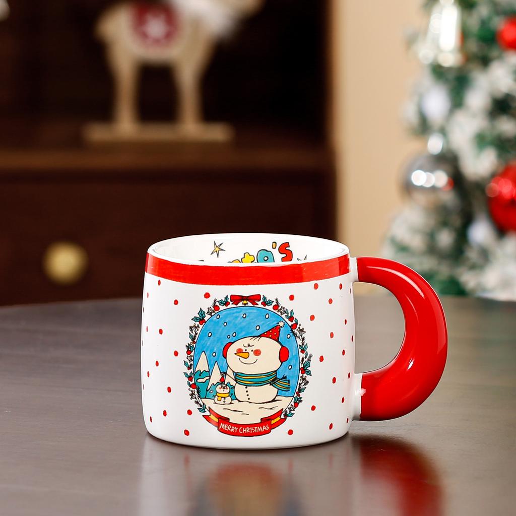 Opening Gift Single Cup Christmas Gift Box Set Girls Souvenir Ceramic Cup Cute Mug