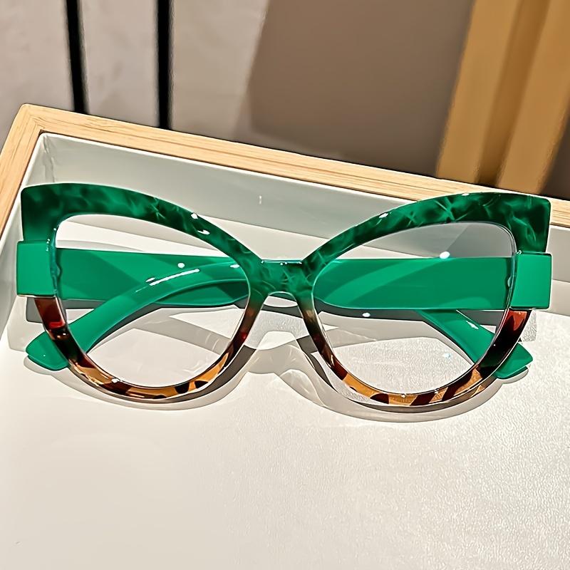 Men Lady Cat Eye Reading Glasses Big Frame Anti Blue Light Farsightedness Eyewear For Elderly +1 0 +3 0