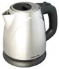 dretec Electric Kettle, Stainless Steel "Assam" Black, 1.0L, PO-110BK