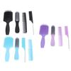 4pcs Hair Brush Set Hollow Comb Tail Comb Fine Wide Teeth Scalp Massage Hair Styling Comb Set