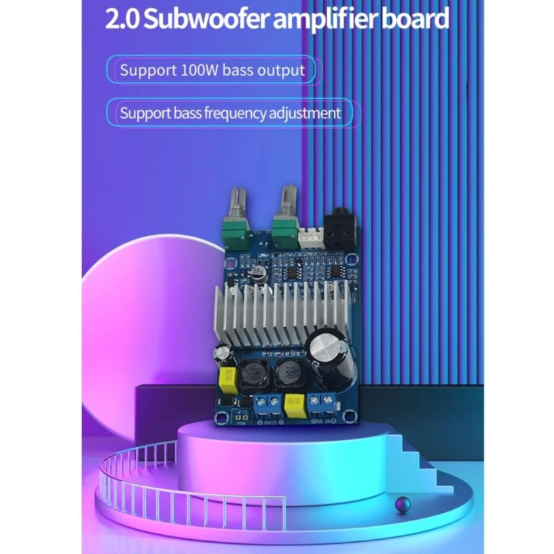 High Efficiency TPA3116D2 Digital Amplifier Board with Low Frequency Channel and Wide Working Voltage Range