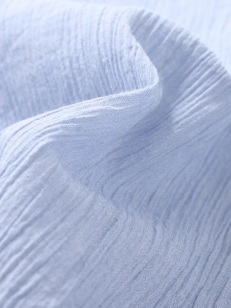 PAJAMA FAMILY Kaitak Family SUIMIN CARE Cotton Willow Pajamas with Henley and Sizes and LL Sax Men's Japanese-Made 100% Neck, Spring, Summer, Fall, M,