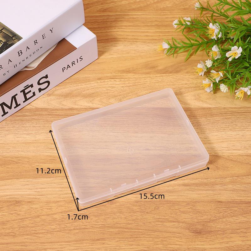 1.7 Height Transparent Plastic Desktop Organizer for Nail Art Accessories