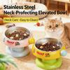 Stainless Steel Pet Bowl Cat Dog Feeding Water Bowl Kitten Puppy Food Dish Tray Safe Durable Non Slip Pet Feeding Supplies