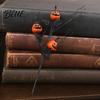 Fake Pumpkin with Black Branches Artificial Stems Halloween Branch Maple Leaves