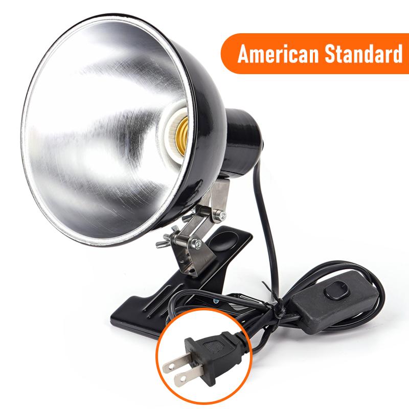 Reptilien Heizlampe Schirm Anti-Biss Verbrühschutz Keramik Heizlampe Schlangen Eidechsen Schildkröte Reptil Haustier Wärmespeicherlampe