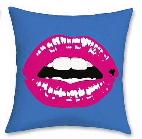 Pop Art Style Colorful Pillowcase DoubleSided Printed Modern Square Cushion Cover Polyester Sofa Home Decor Pillow Case